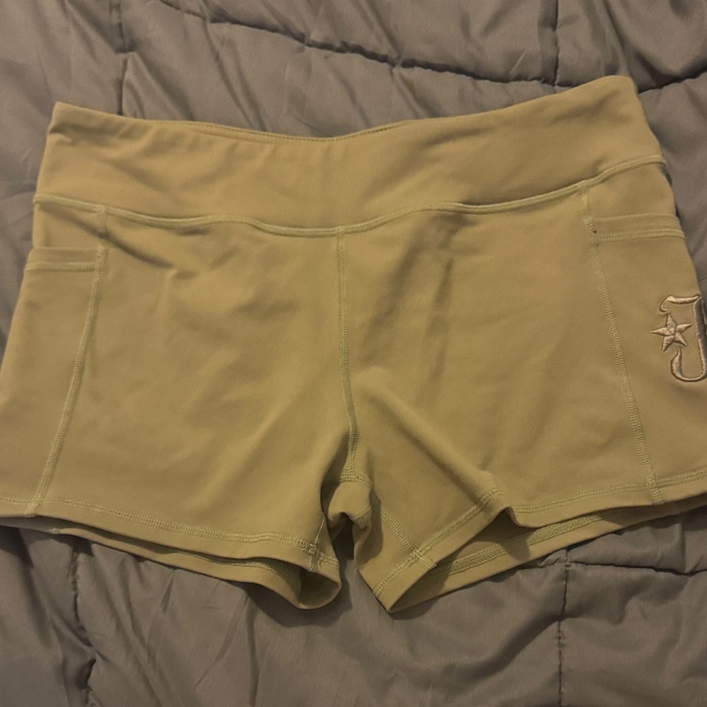 Women's Olive Athletic Shorts